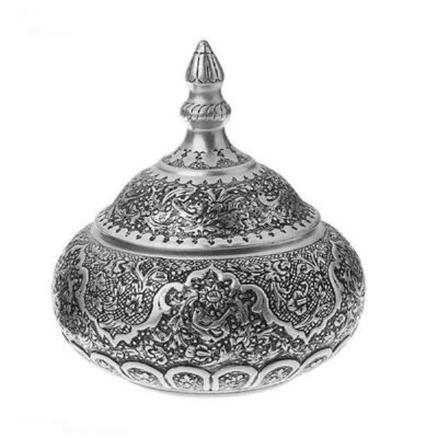 Handcrafted Persian Engraved Copper Sugar Bowl Nima