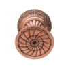 Handcrafted Persian Engraved Copper Sugar Bowl Parseh