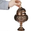 Handcrafted Persian Engraved Copper Sugar Bowl Raha