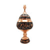 Handcrafted Persian Engraved Copper Sugar Bowl Simorgh