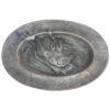 Decorative Copper Tray Hand-Engraved with Persian Artisanal Barjasteh