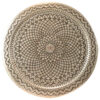 Decorative Copper Tray Hand-Engraved with Persian Artisanal Sima