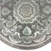 Decorative Copper Tray Hand-Engraved with Persian Artisanal Tazhib