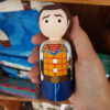 Handmade Wooden Peg Dolls - Wild West Cowboy Figurines