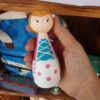 Handmade Wooden Peg Dolls - Wild West Cowboy Figurines