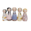 Handmade Wooden Peg Dolls - Fairy Tale & Enchanted Character Set