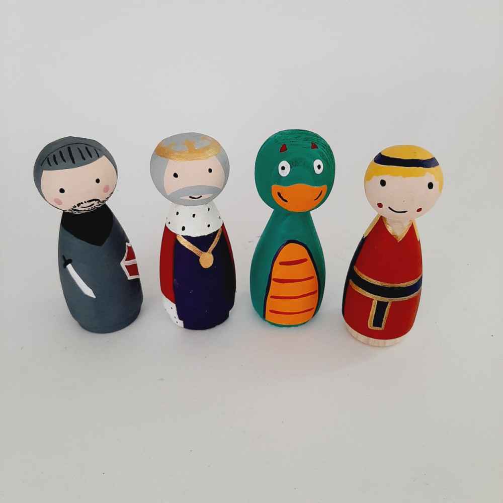 Handmade Wooden Peg Dolls – Game of Thrones Fantasy Characters