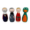 Handmade Wooden Peg Dolls - Game of Thrones Fantasy Characters