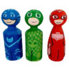 Handmade Wooden Peg Dolls - Little Heroes Real-Life Professionals