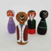 Handmade Wooden Peg Dolls - Robin Hood Legend Adventure Set