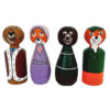 Handmade Wooden Peg Dolls - Robin Hood Legend Adventure Set