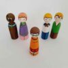 Handmade Wooden Peg Dolls - Scooby-Doo Mystery Solving Gang
