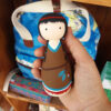 Handmade Wooden Peg Dolls - Traditional Native American Characters