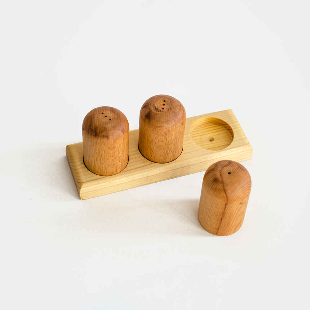 Set of Wooden Salt & Pepper Shakers Yara