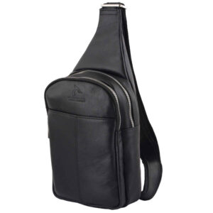 Leather Sling Shoulder Bag Luxurious Handcrafted Barez