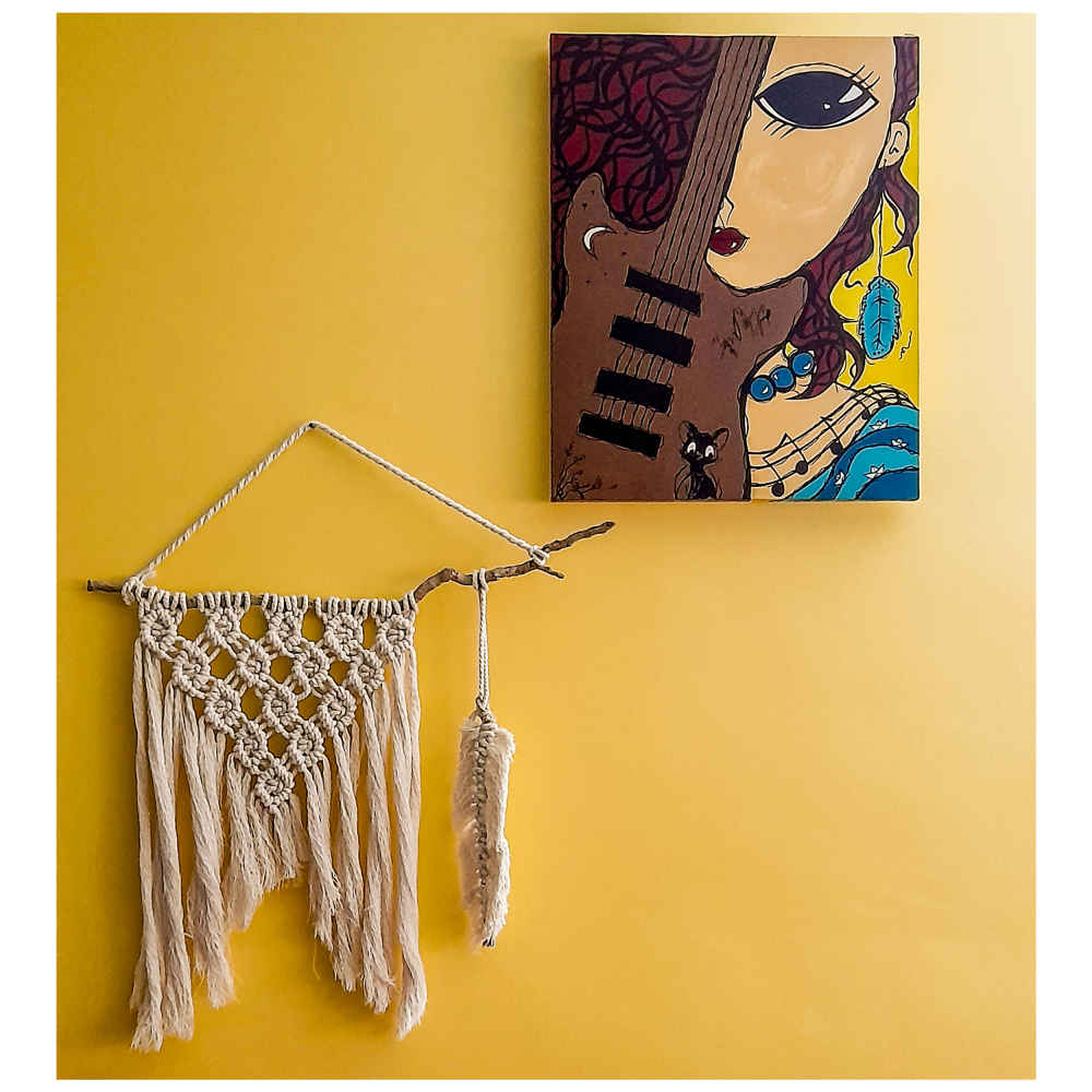 Macrame Wall Hanging Tapestry Art Bohemian Afra