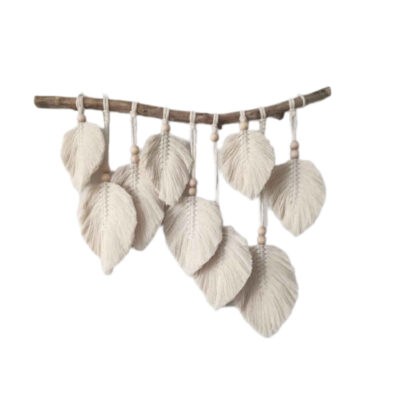 Handmade Macramé Wall Hanging Tapestry, Boho Nature Wall Decor