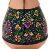 Decorative Copper Vase Hand-Painted with Persian Minakari Enamel, Featuring the Samira Floral Design for an Artistic Accent