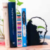 Ahmad Shamlou Portrait Persian Metal Art Bookend – Great for Intellectual Spaces