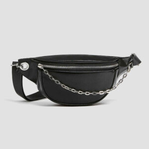 Real Leather Waist Pack with Adjustable Belt – Fashion Statement for Women
