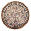 Decorative Copper Tray Hand-Engraved & Hammered with Persian Artisanal Kiana