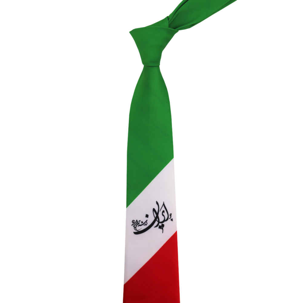 Men’s Necktie – Persian Inspired Artistic with Iran’s Flag Design