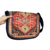 Bohemian Crossbody Shoulder Bag with Persian-Inspired Pattern Naghsh