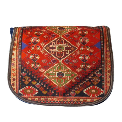 Bohemian Crossbody Shoulder Bag with Persian-Inspired Pattern Naghsh