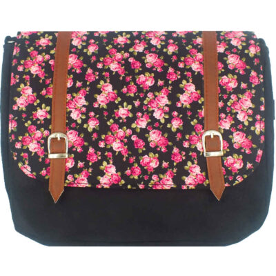 Bohemian Crossbody Shoulder Bag with Floral Pattern Paradise