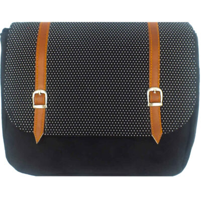Bohemian Crossbody Shoulder Bag with Spotted Design