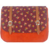 Bohemian Crossbody Shoulder Bag with Floral Pattern Ziba