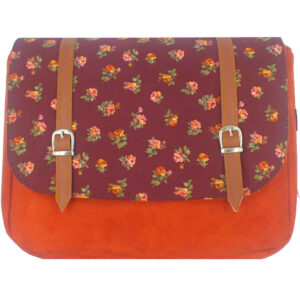 Bohemian Crossbody Shoulder Bag with Floral Pattern Ziba