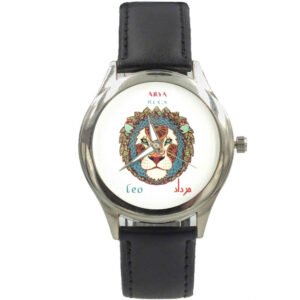 Artistic Persian Zodiac Pattern Wristwatch – Mordad