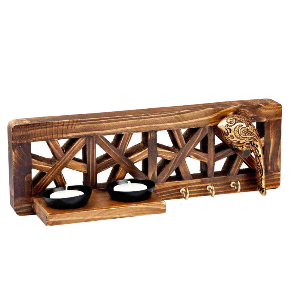 Decorative Wall Key Holder with the Deign Bird