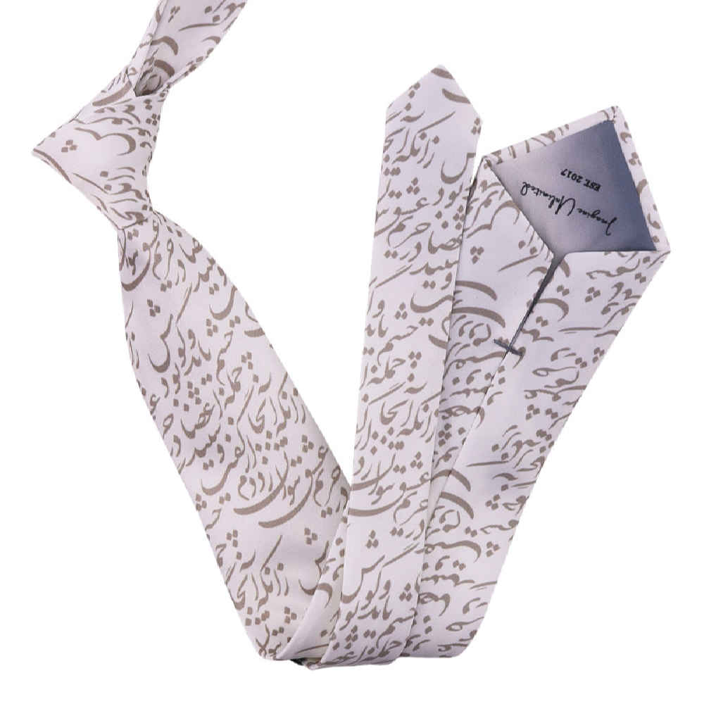 Men’s Necktie – Persian Inspired Artistic Calligraphy Eshgh