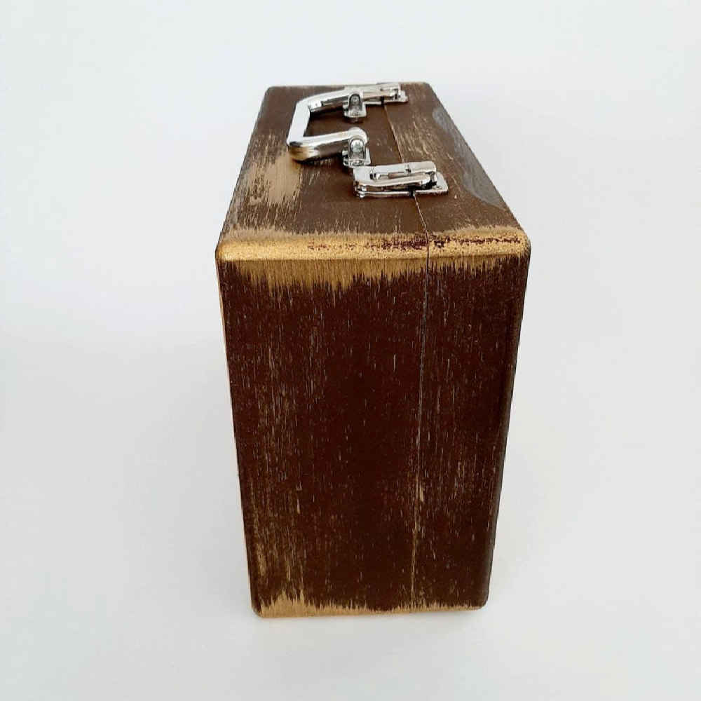 Wooden Box for Gift Giving with Persian Inspired Pattern Farimah