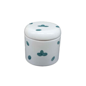 Ceramic Canister Set – Ideal for Kitchen Storage & Organization, Fittonia (3x)