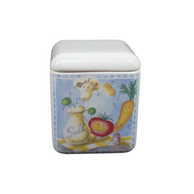 Ceramic Kitchen Canister Set for Coffee, Tea & Dry Food Storage - 3-Piece
