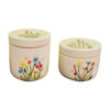Ceramic Canister Set - Ideal for Kitchen Storage & Organization, Nahid (3x)