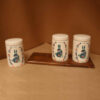 Ceramic Canister Set - Ideal for Kitchen Storage & Organization, Rabbits (3x)
