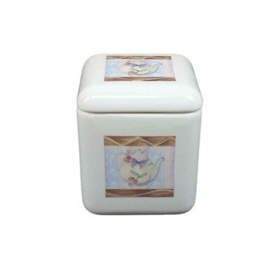Ceramic Kitchen Canister Set for Coffee, Tea & Dry Food Storage - 3-Piece