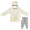 Set of 3 Newborn Baby Clothes Model Cat
