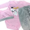 Set of 3 Newborn Baby Clothes Model Fox