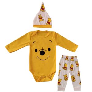 Set of 3 Baby Clothes Model Winnie the Pooh