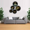 Set of 5 Hand-Painted Decorative Pottery Wall Plate Eshgh