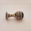Decorative Copper Vase Hand-Painted with Persian Minakari Enamel, Featuring the Samin Floral Design for a Vibrant Look