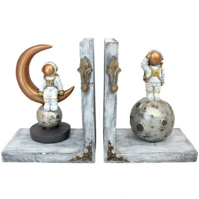 Astronaut Polyester Sculpture Bookend – Fun for Kids or Space Fans