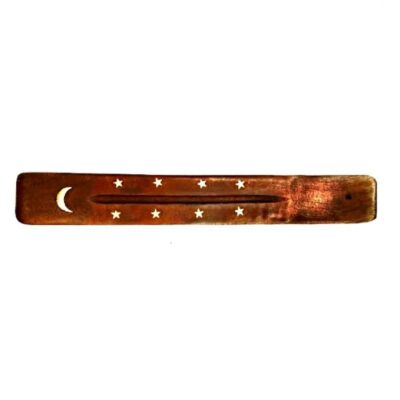 Wooden Incense Holder Rectangular Model Moon