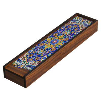 Persian Wooden Incense Holder Rectangular Model Panah Set of 2