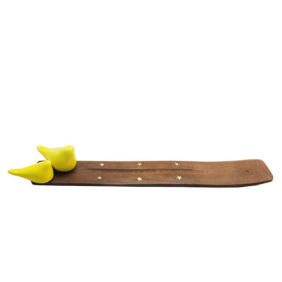 Wooden Incense Holder Rectangular Model Star